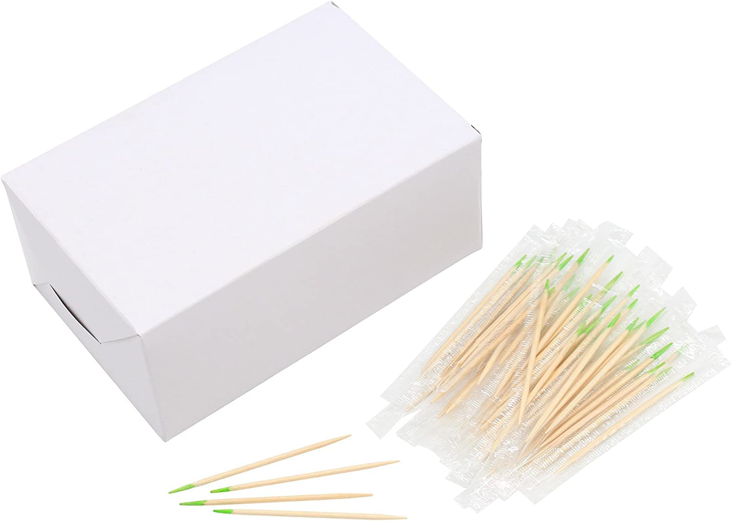 Amazon.co.jp: 業務用 ミント楊枝 つまようじ 爪楊枝 1000本入り OPP袋